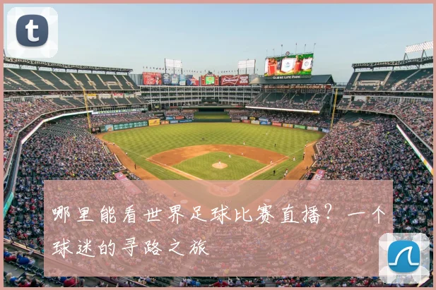 哪里能看世界足球比赛直播?一个球迷的寻路之旅