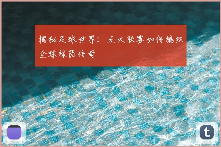 揭秘足球世界:五大联赛如何编织全球绿茵传奇